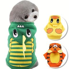 Cartoon Puppy Hoodie for Stylish Pets
