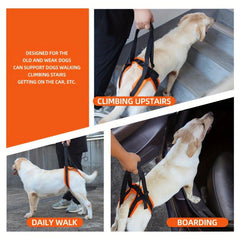Adjustable Pet Dog Leg Support Harness with Handle for Elderly or Injured