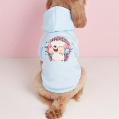 Warm and Cozy Hedgehog Pet Hoodie for Autumn and Winter