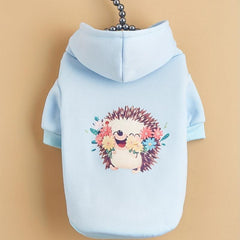 Warm and Cozy Hedgehog Pet Hoodie for Autumn and Winter