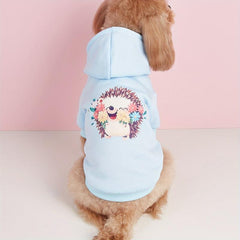Warm and Cozy Hedgehog Pet Hoodie for Autumn and Winter