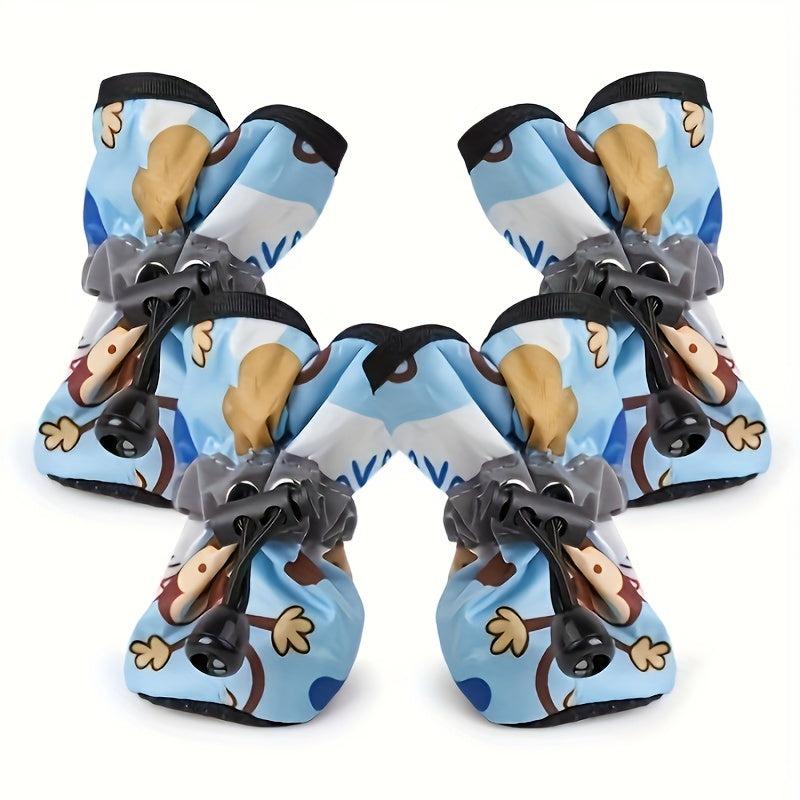 Waterproof Dog Shoes for Autumn and Winter Outdoor Pet Supplies