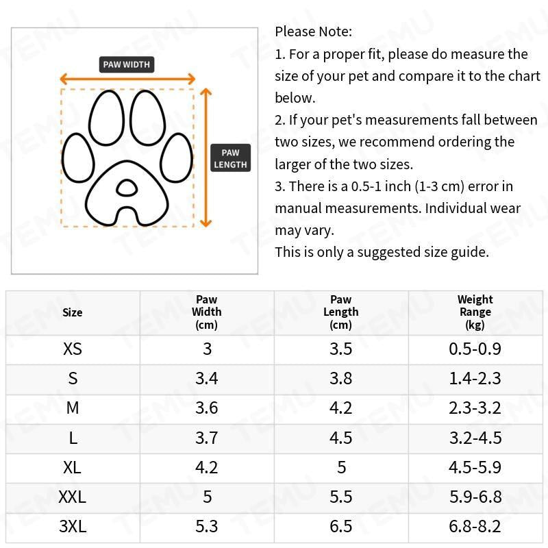 Waterproof Dog Shoes for Autumn and Winter Outdoor Pet Supplies