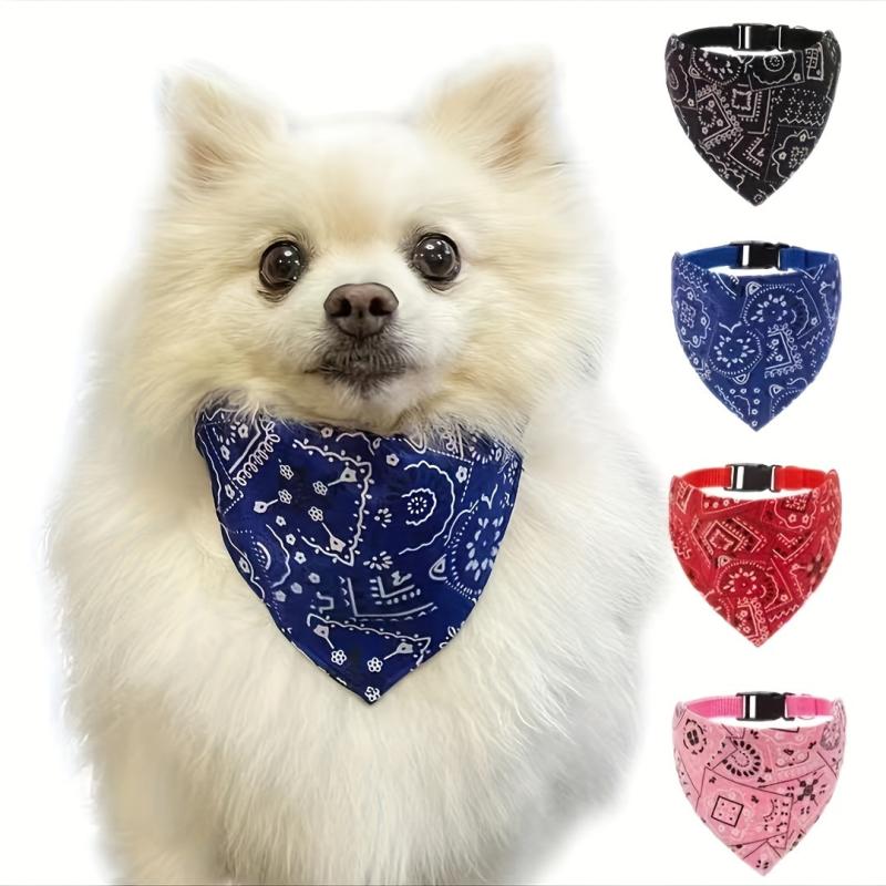 Floral Dog Kerchief Scarf for Dogs and Cats