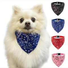 Floral Dog Kerchief Scarf for Dogs and Cats