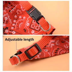 Floral Dog Kerchief Scarf for Dogs and Cats