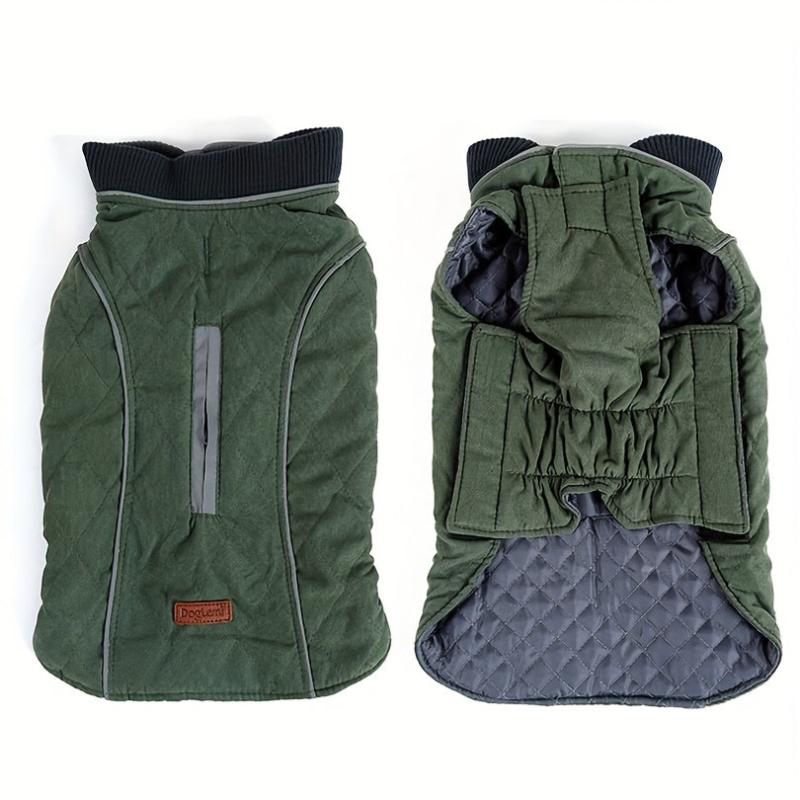 Pet Warm Clothes Windproof Dog Jacket Padded Sweater Coat For Dogs