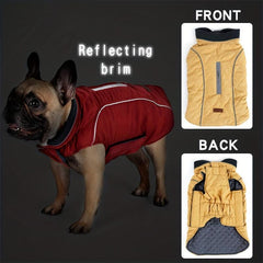 Pet Warm Clothes Windproof Dog Jacket Padded Sweater Coat For Dogs