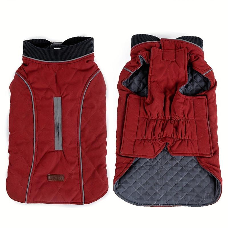 Pet Warm Clothes Windproof Dog Jacket Padded Sweater Coat For Dogs