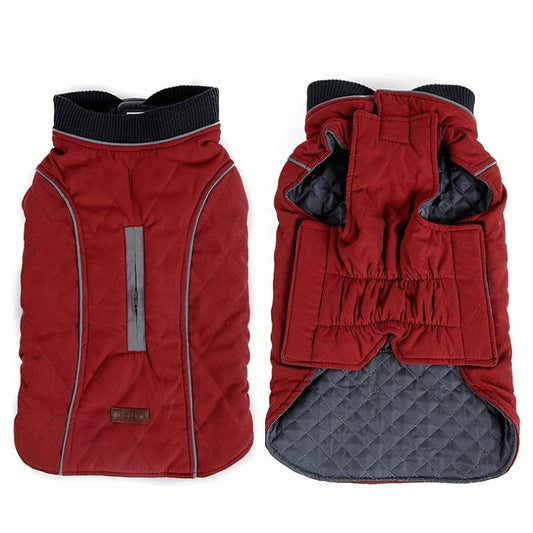 Pet Warm Clothes Windproof Dog Jacket Padded Sweater Coat For Dogs