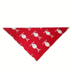 Christmas Halloween Pet Triangle Scarf for Festive Party