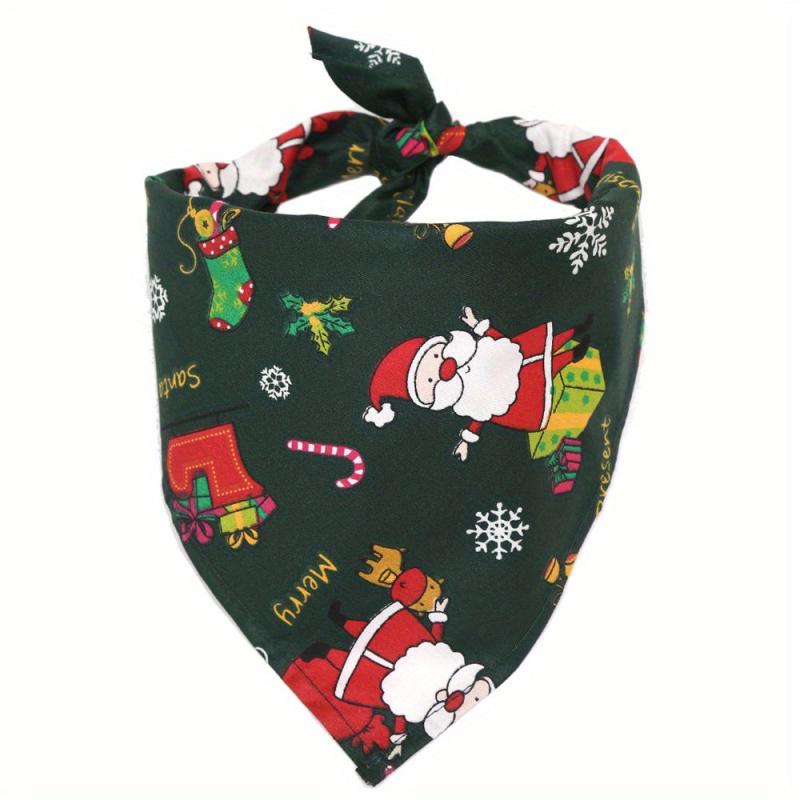 Christmas Halloween Pet Triangle Scarf for Festive Party