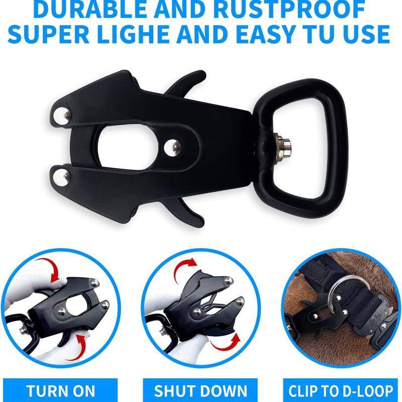 Heavy Duty Dog Leash Clips Quick Release And Lock Snaps