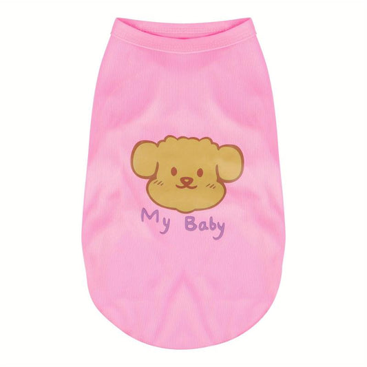 Flower Printed Dog Vest for Small and Medium Dogs