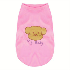 Flower Printed Dog Vest for Small and Medium Dogs