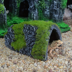 Tortoise Shelter Fish Tank Decoration Turtle Basking Platform