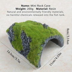 Tortoise Shelter Fish Tank Decoration Turtle Basking Platform