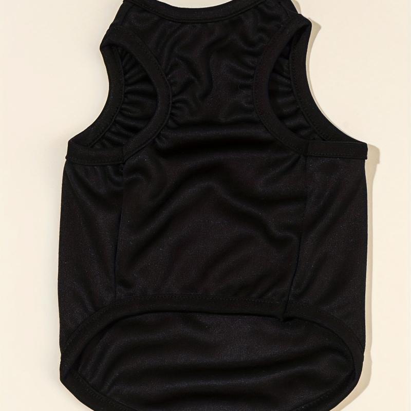 Pet Print Vest With Mama's Little Man Slogan