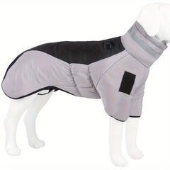 Large Dog Winter Coat Reflective Cotton-padded Pet Clothing for Cold Weather