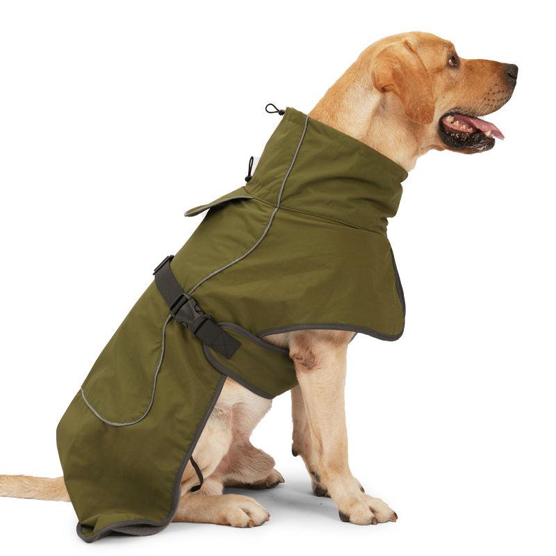 Double Layer Winter Dog Jackets Waterproof Dog Coats for Large Dogs