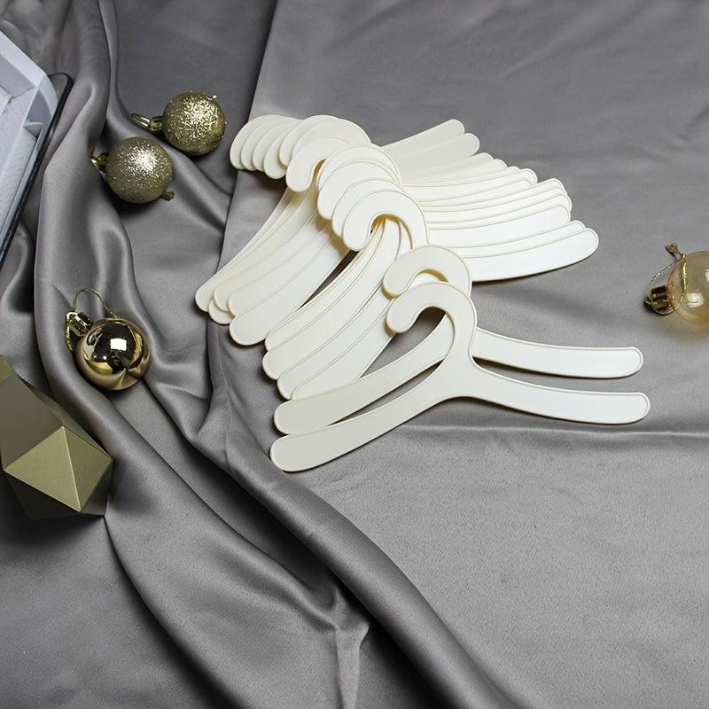 10pcs Plastic Hangers for Pet Clothes, Keep Your Pet's Apparel Organized