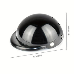 Mini Pet Helmet Motorcycle Helmet Dog Cat Headwear Accessories