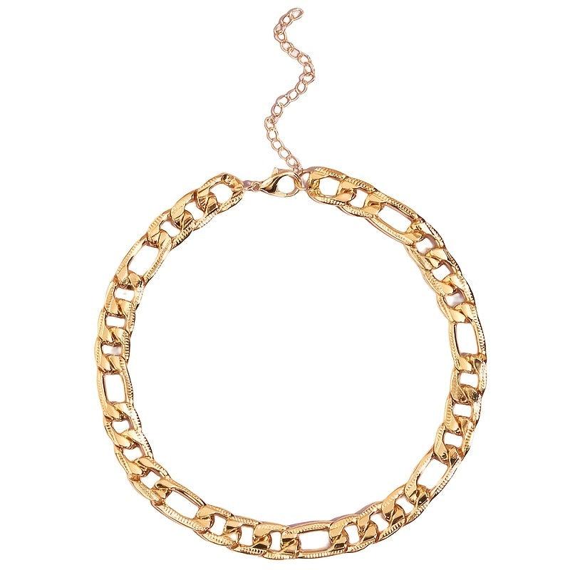 Golden Chain Pet Necklace for Dogs and Cats Photo Prop and Fashionable Accessory