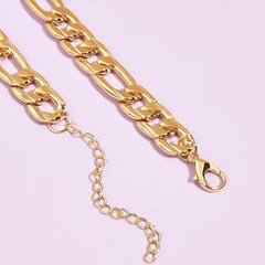 Golden Chain Pet Necklace for Dogs and Cats Photo Prop and Fashionable Accessory