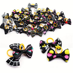 10-Pack Pet Bow Headwear - Cute Accessories for Your Dog's Hair