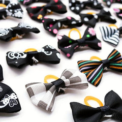 10-Pack Pet Bow Headwear - Cute Accessories for Your Dog's Hair