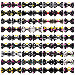 10-Pack Pet Bow Headwear - Cute Accessories for Your Dog's Hair