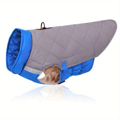 Pet Windproof Coat Reflective Warm Dog Jacket With Traction Function