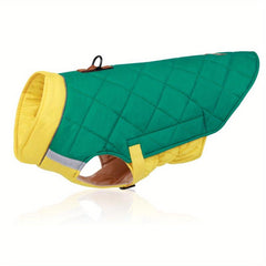 Pet Windproof Coat Reflective Warm Dog Jacket With Traction Function