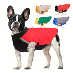 Pet Windproof Coat Reflective Warm Dog Jacket With Traction Function