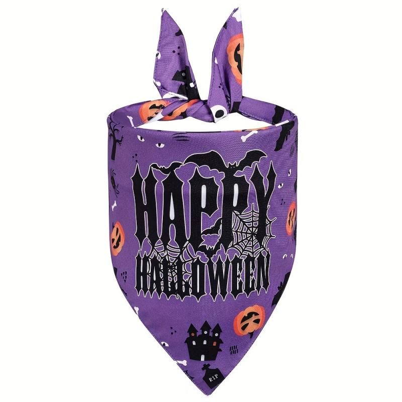 Halloween Pet Triangle Scarf Dog Bib Pet Supplies