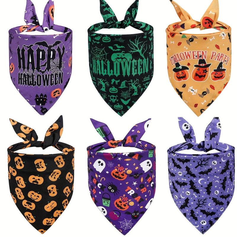 Halloween Pet Triangle Scarf Dog Bib Pet Supplies