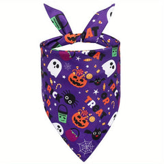 Halloween Pet Triangle Scarf Dog Bib Pet Supplies
