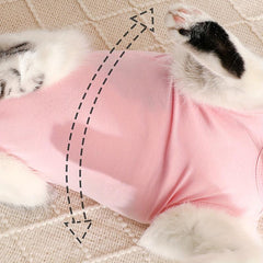 Cat Neutering Repair Suit Breathable Cat Clothes Post neutering Recovery
