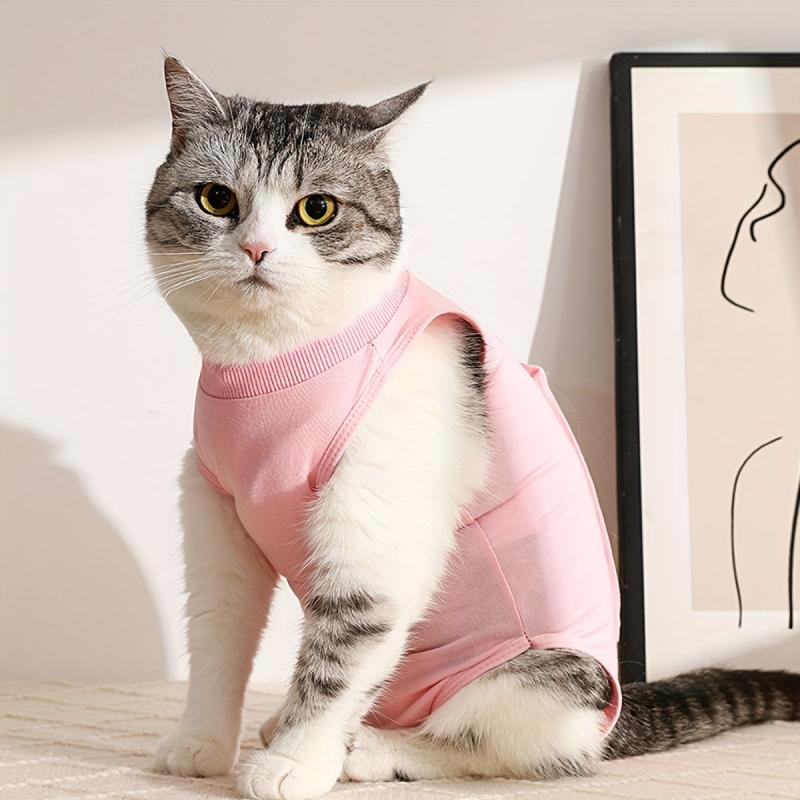 Cat Neutering Repair Suit Breathable Cat Clothes Post neutering Recovery
