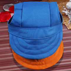 Dog Visor Hat Outdoor Sports Cap with Ear Holes
