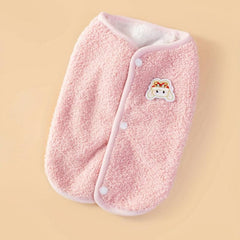 Cartoon Patched Graphic Pet Fleece Vest for Dogs, Winter Warm Clothes