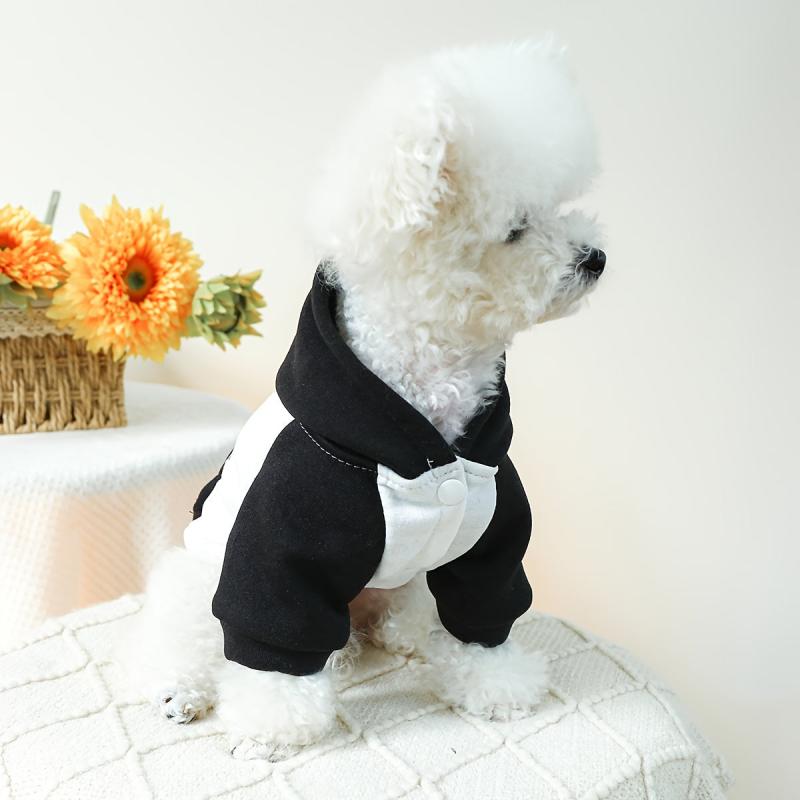 York Block Pet Hoodie Dog Warm Clothes for Autumn and Winter