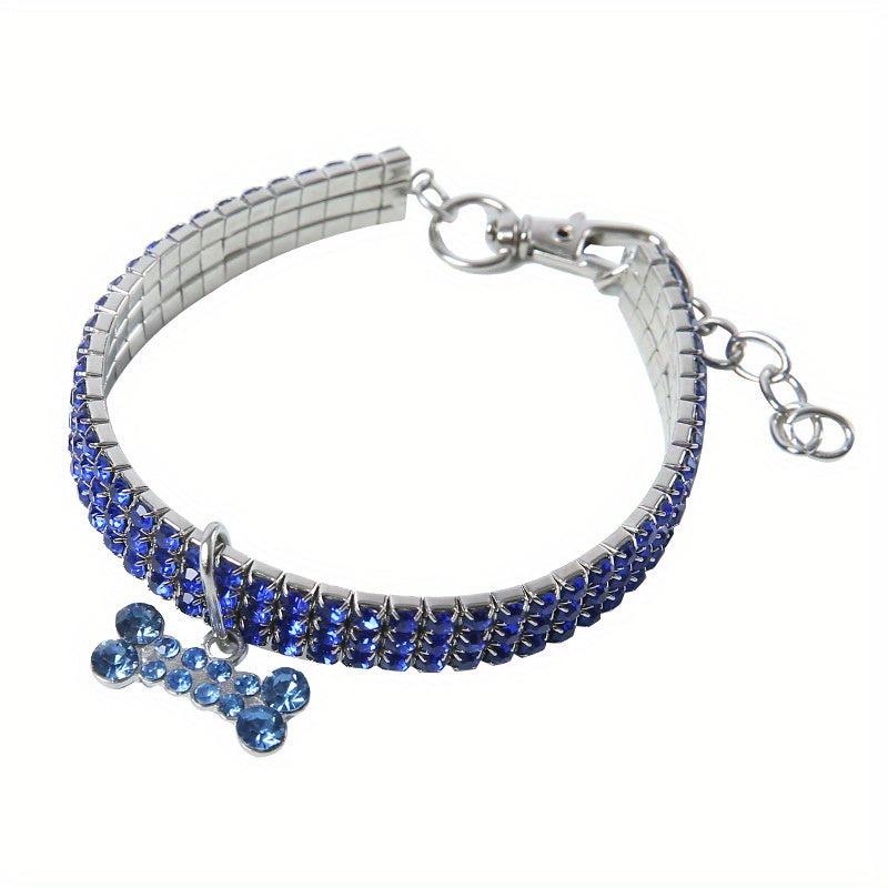 Rhinestone Pet Necklace - Sparkle and Shine for Your Cat or Dog