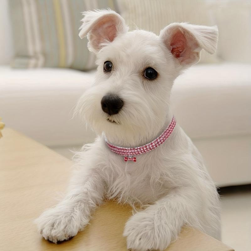 Rhinestone Pet Necklace - Sparkle and Shine for Your Cat or Dog
