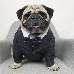 Pet Formal Suit Dog Clothes For Weeding Party Pet Apparel