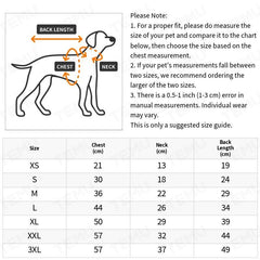 Warm Winter Coat Thickened Pet Dog Vest Clothes