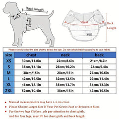 Waterproof Pet Warm Hoodie For Autumn And Winter Dog Clothes