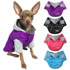 Waterproof Pet Warm Hoodie For Autumn And Winter Dog Clothes