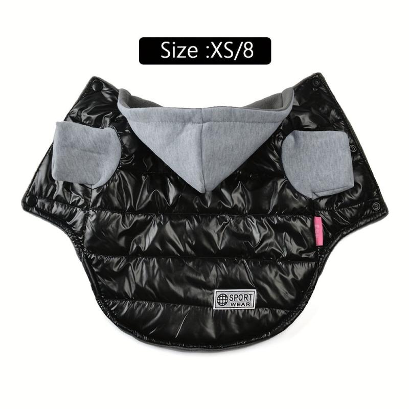 Waterproof Pet Warm Hoodie For Autumn And Winter Dog Clothes