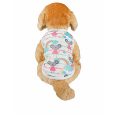 Printed Dog Vest for Small and Medium Breeds - Summer Comfort